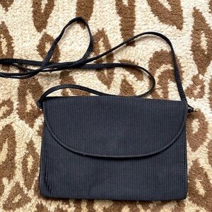 Vintage Koret Crossbody corduroy small Purse clutch bag removable strap